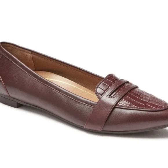 Vionic Savannah Dark Academia Brown Flat Loafer Work Shoes Size 7.5 - Picture 7 of 8